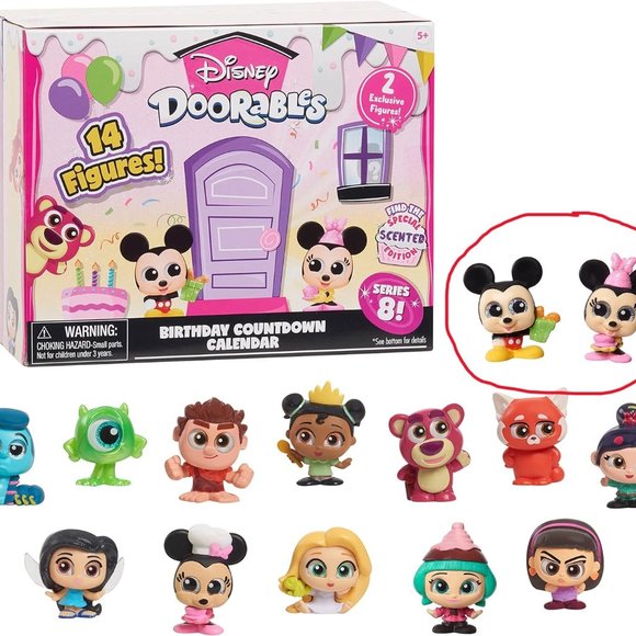 Disney Doorables Series 8: Mickey and Minnie Pair (BIRTHDAY EXCLUSIVE) - Picture 4 of 5